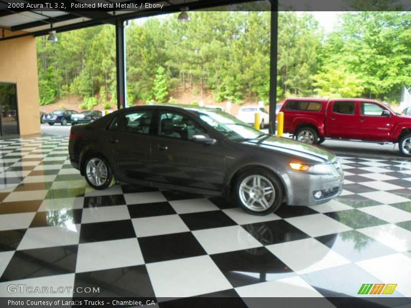 Polished Metal Metallic / Ebony 2008 Acura TL 3.2