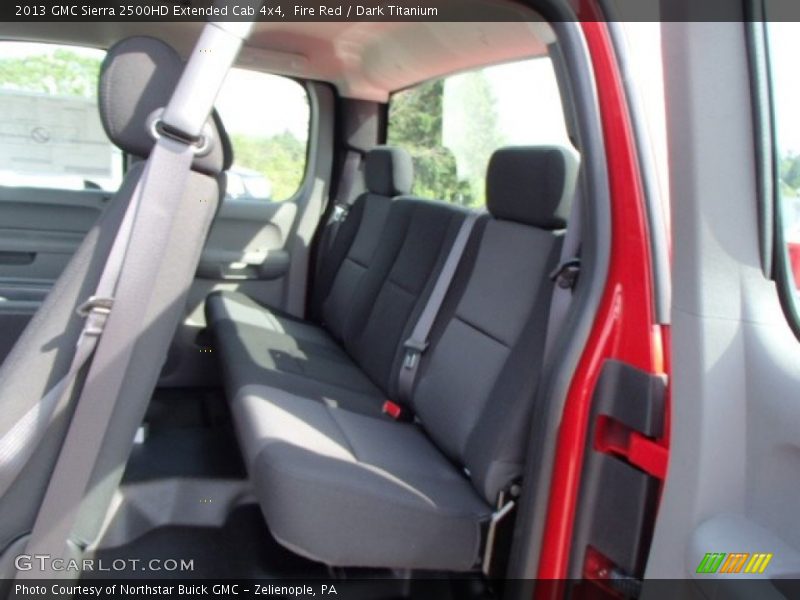 Fire Red / Dark Titanium 2013 GMC Sierra 2500HD Extended Cab 4x4