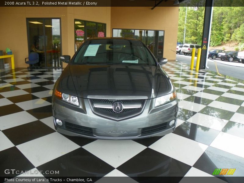 Polished Metal Metallic / Ebony 2008 Acura TL 3.2
