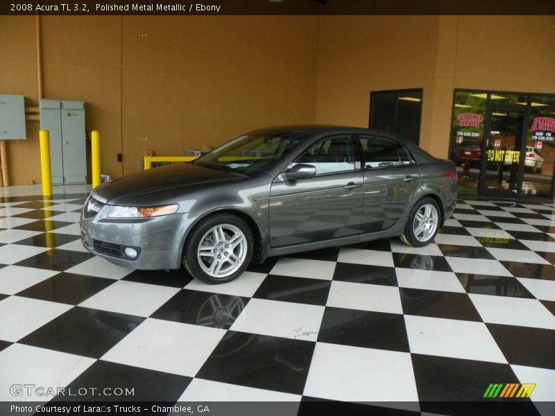 Polished Metal Metallic / Ebony 2008 Acura TL 3.2