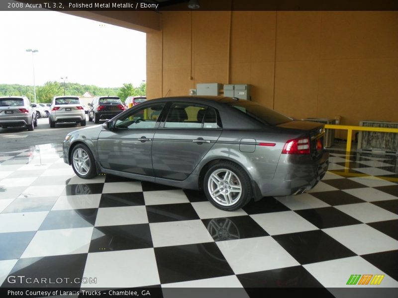 Polished Metal Metallic / Ebony 2008 Acura TL 3.2