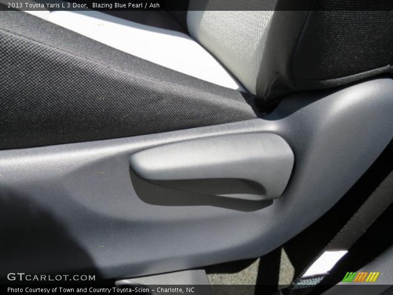 Blazing Blue Pearl / Ash 2013 Toyota Yaris L 3 Door