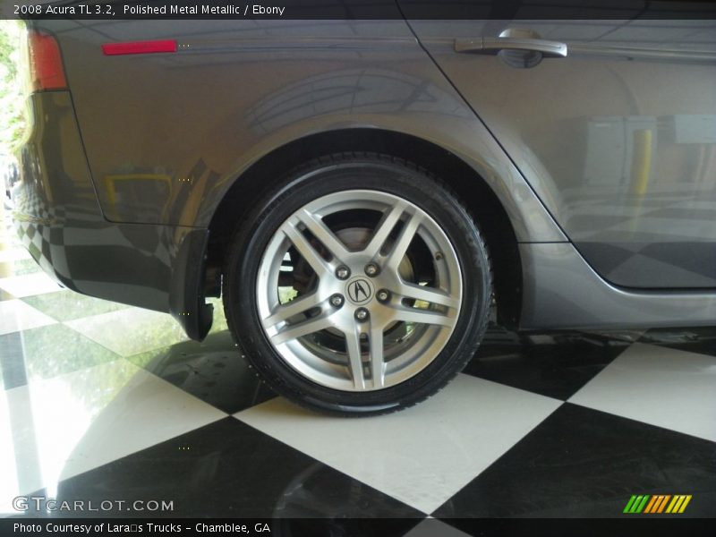 Polished Metal Metallic / Ebony 2008 Acura TL 3.2