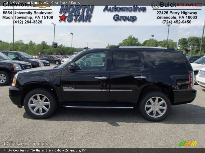 Onyx Black / Ebony 2013 GMC Yukon Denali AWD