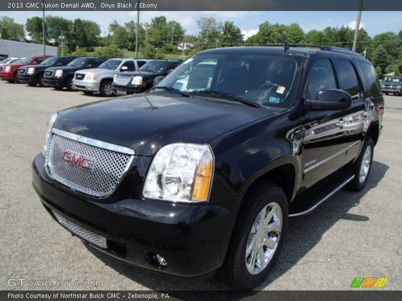 Onyx Black / Ebony 2013 GMC Yukon Denali AWD