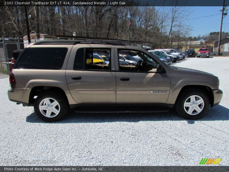 Sandalwood Metallic / Light Oak 2003 Chevrolet TrailBlazer EXT LT 4x4