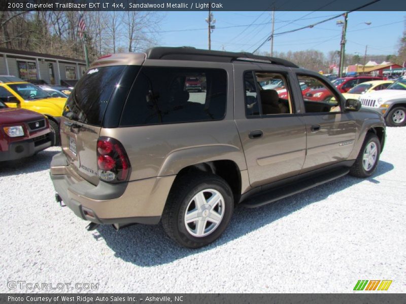 Sandalwood Metallic / Light Oak 2003 Chevrolet TrailBlazer EXT LT 4x4