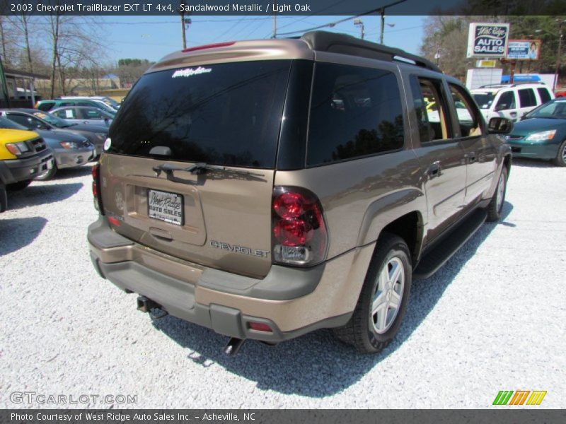 Sandalwood Metallic / Light Oak 2003 Chevrolet TrailBlazer EXT LT 4x4