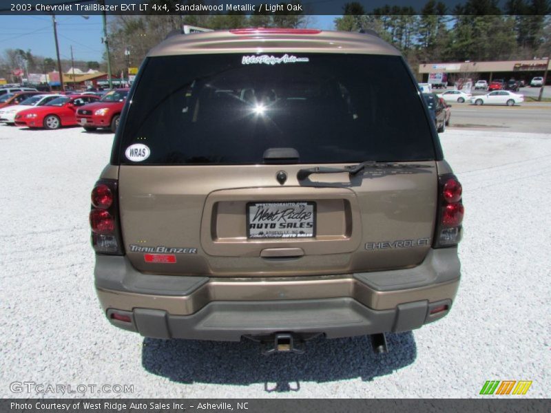 Sandalwood Metallic / Light Oak 2003 Chevrolet TrailBlazer EXT LT 4x4