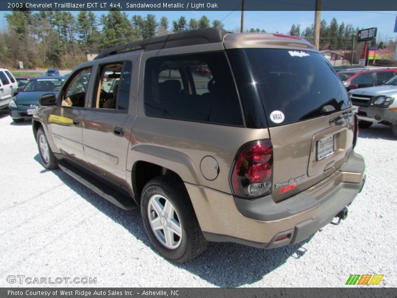 Sandalwood Metallic / Light Oak 2003 Chevrolet TrailBlazer EXT LT 4x4