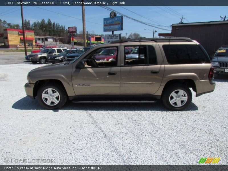 Sandalwood Metallic / Light Oak 2003 Chevrolet TrailBlazer EXT LT 4x4