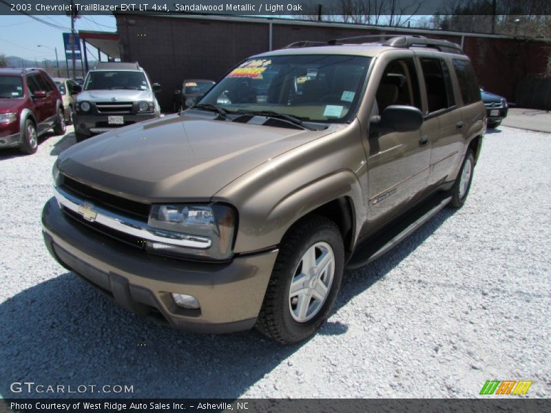 Sandalwood Metallic / Light Oak 2003 Chevrolet TrailBlazer EXT LT 4x4
