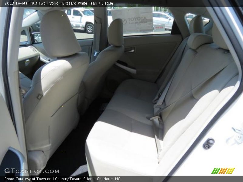 Blizzard White Pearl / Bisque 2013 Toyota Prius Two Hybrid
