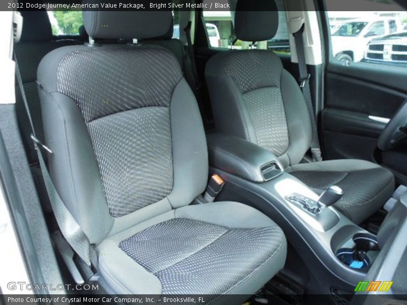 Bright Silver Metallic / Black 2012 Dodge Journey American Value Package