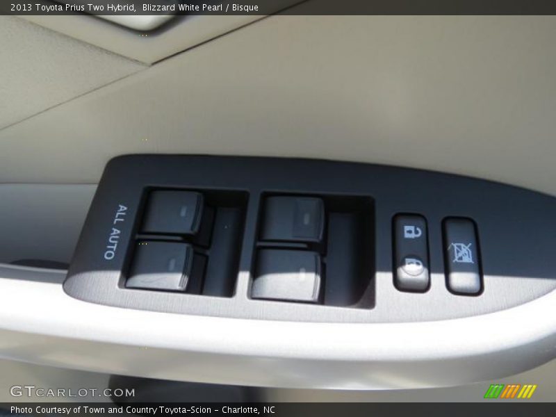 Blizzard White Pearl / Bisque 2013 Toyota Prius Two Hybrid