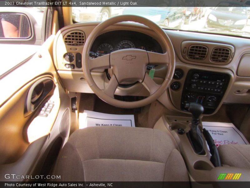 Sandalwood Metallic / Light Oak 2003 Chevrolet TrailBlazer EXT LT 4x4