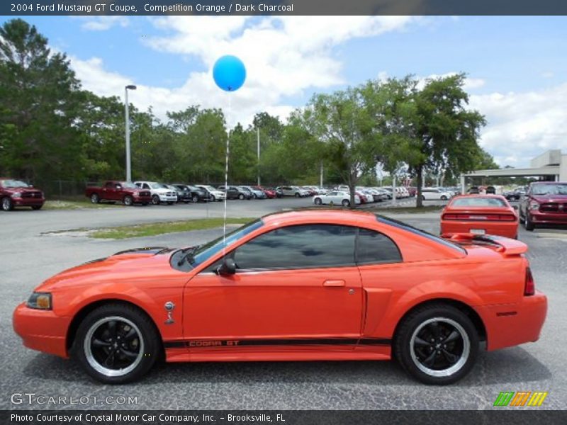 Competition Orange / Dark Charcoal 2004 Ford Mustang GT Coupe