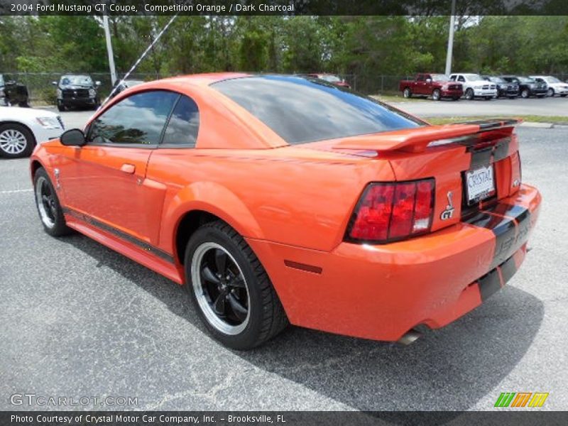 Competition Orange / Dark Charcoal 2004 Ford Mustang GT Coupe