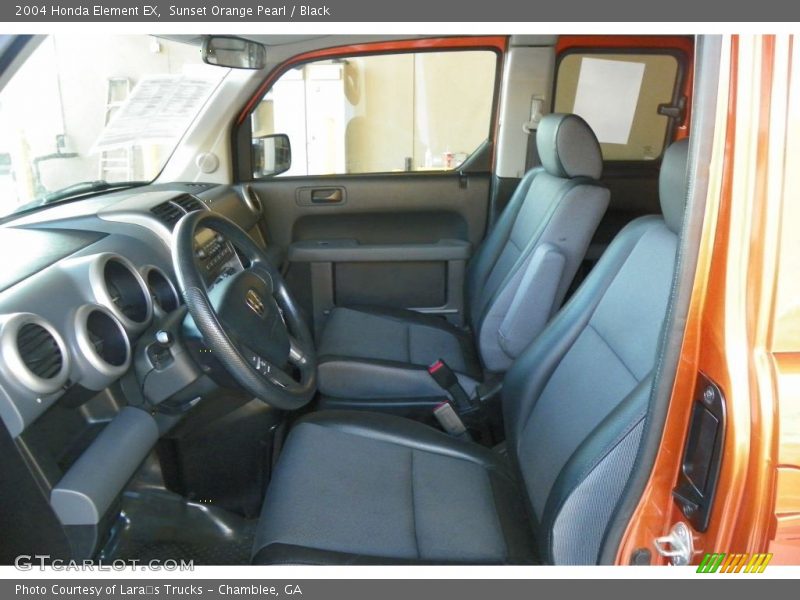 Sunset Orange Pearl / Black 2004 Honda Element EX