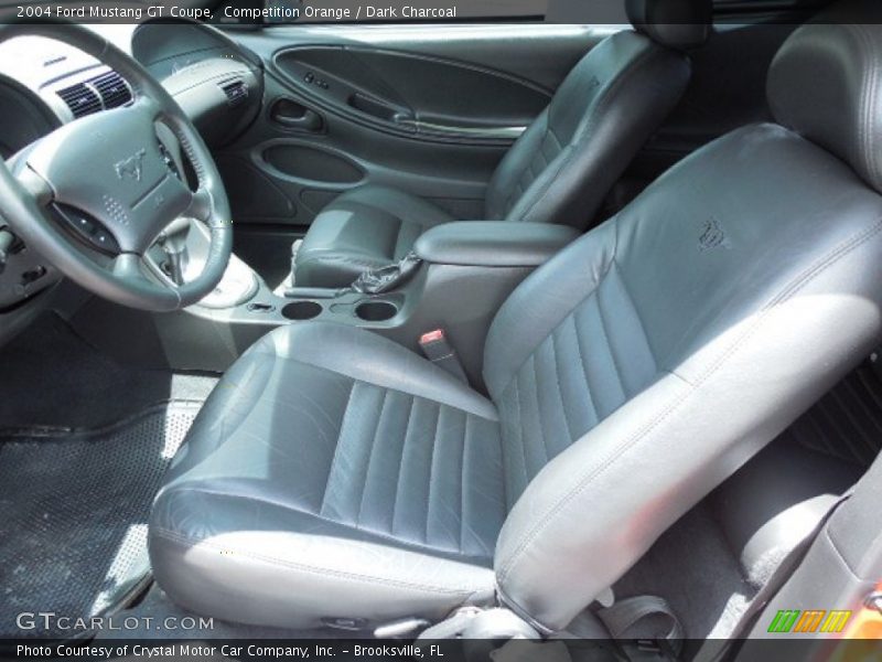 Competition Orange / Dark Charcoal 2004 Ford Mustang GT Coupe