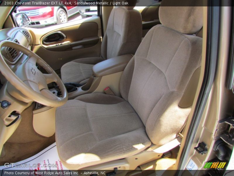 Sandalwood Metallic / Light Oak 2003 Chevrolet TrailBlazer EXT LT 4x4