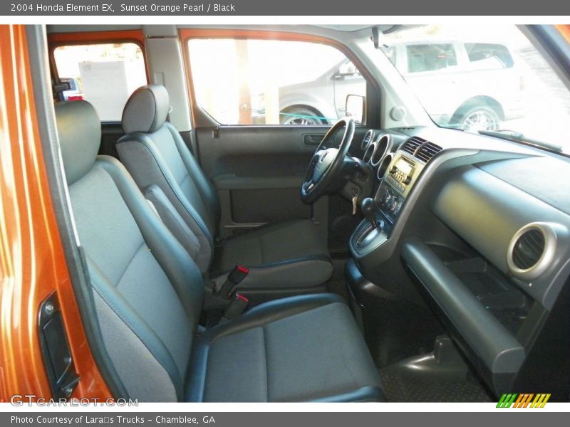 Sunset Orange Pearl / Black 2004 Honda Element EX