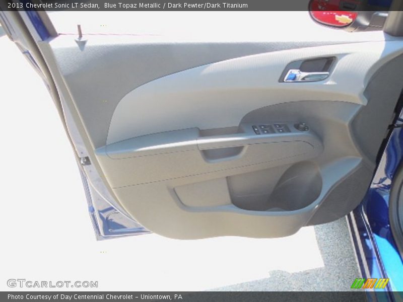 Blue Topaz Metallic / Dark Pewter/Dark Titanium 2013 Chevrolet Sonic LT Sedan