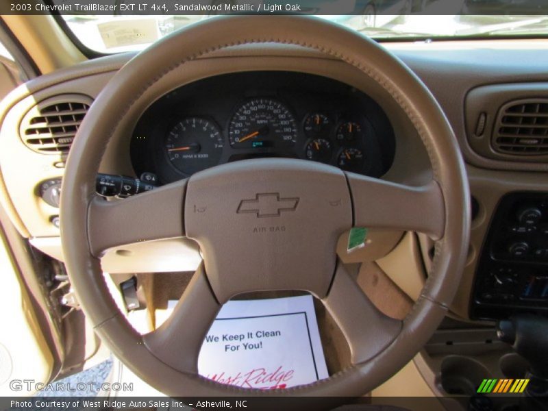 Sandalwood Metallic / Light Oak 2003 Chevrolet TrailBlazer EXT LT 4x4