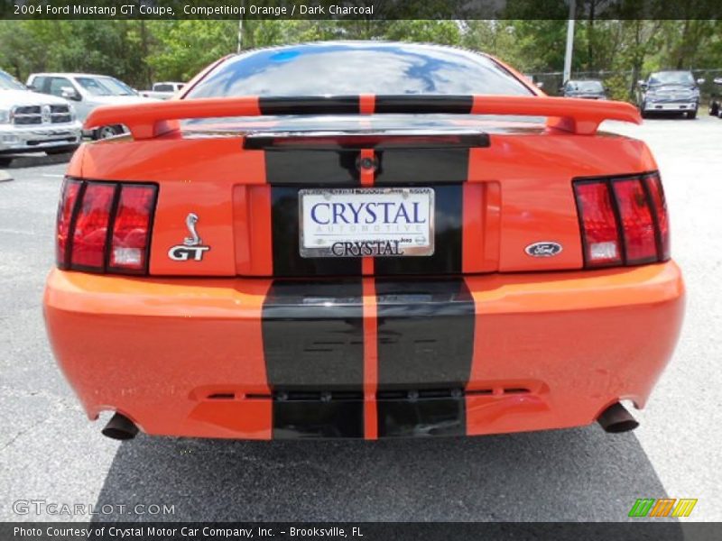 Competition Orange / Dark Charcoal 2004 Ford Mustang GT Coupe