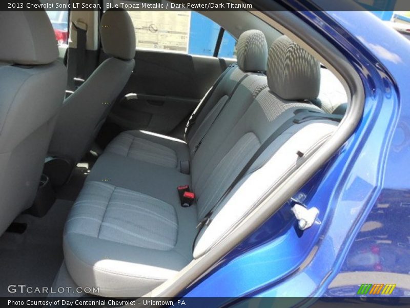 Blue Topaz Metallic / Dark Pewter/Dark Titanium 2013 Chevrolet Sonic LT Sedan