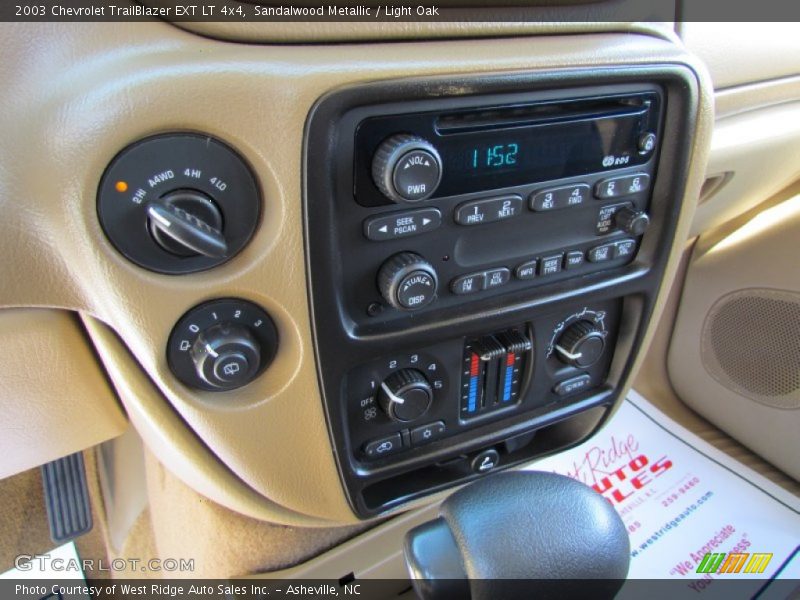 Sandalwood Metallic / Light Oak 2003 Chevrolet TrailBlazer EXT LT 4x4