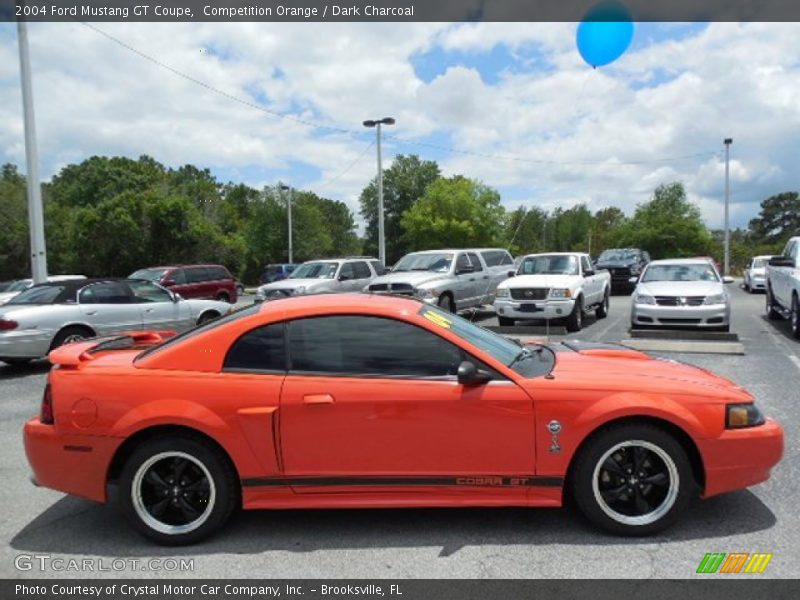 Competition Orange / Dark Charcoal 2004 Ford Mustang GT Coupe