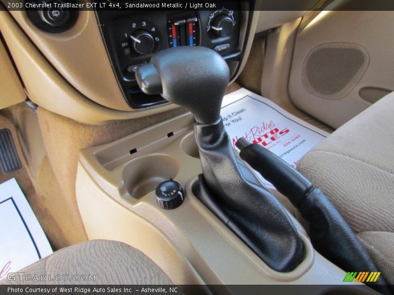 Sandalwood Metallic / Light Oak 2003 Chevrolet TrailBlazer EXT LT 4x4