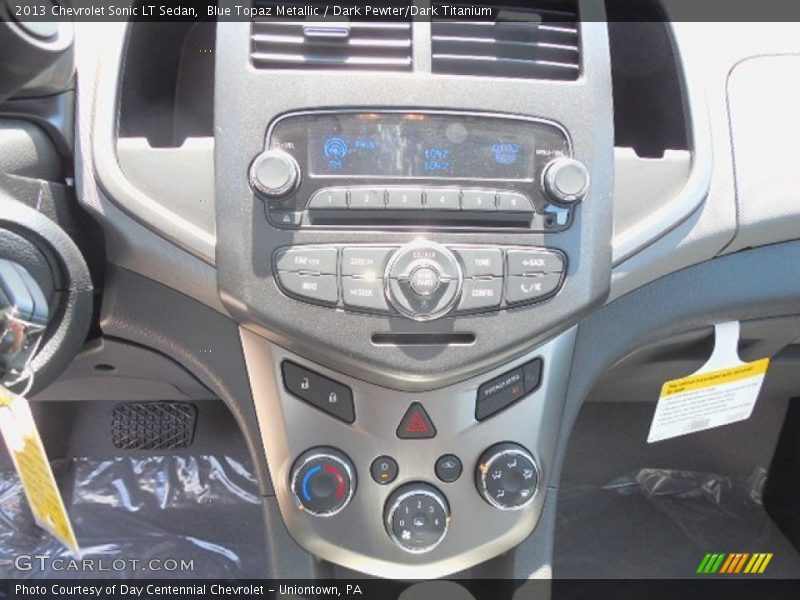 Blue Topaz Metallic / Dark Pewter/Dark Titanium 2013 Chevrolet Sonic LT Sedan
