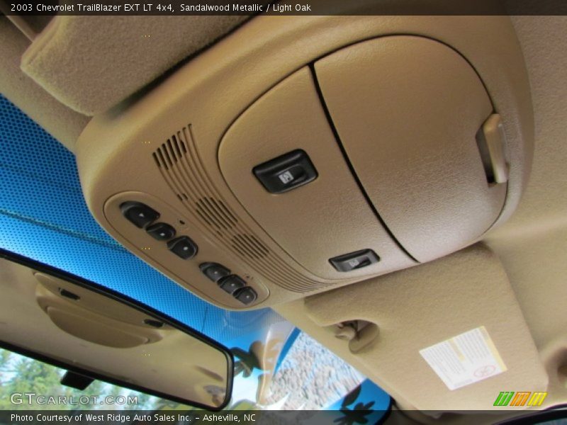 Sandalwood Metallic / Light Oak 2003 Chevrolet TrailBlazer EXT LT 4x4