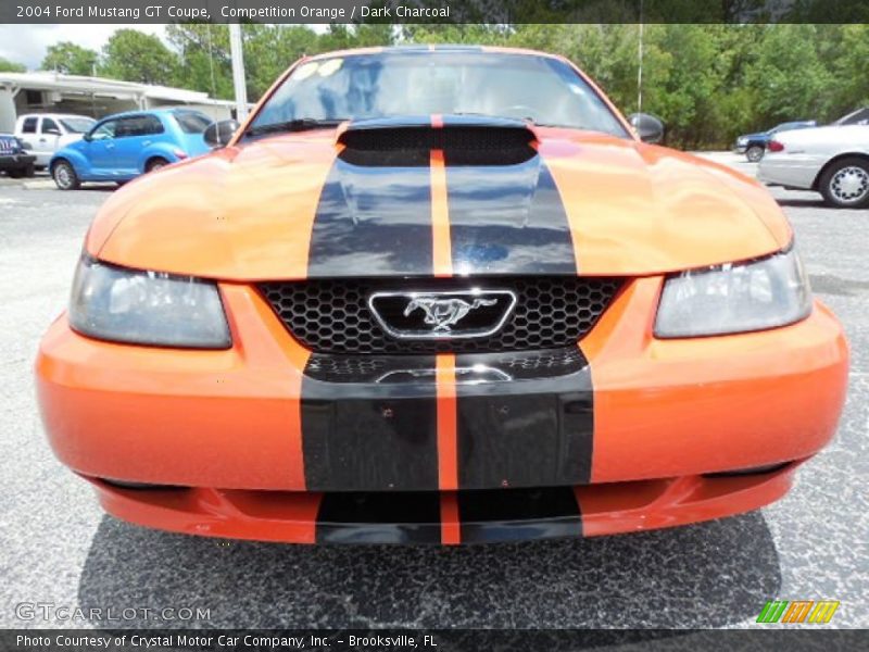 Competition Orange / Dark Charcoal 2004 Ford Mustang GT Coupe