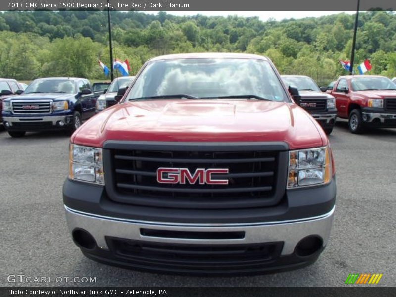 Fire Red / Dark Titanium 2013 GMC Sierra 1500 Regular Cab