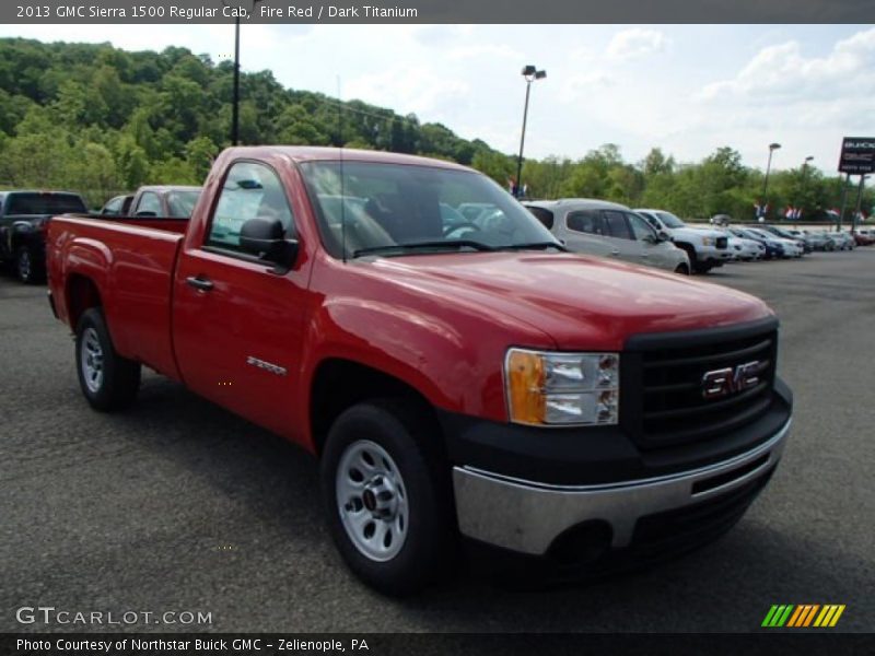 Fire Red / Dark Titanium 2013 GMC Sierra 1500 Regular Cab