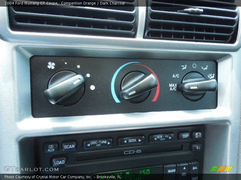 Competition Orange / Dark Charcoal 2004 Ford Mustang GT Coupe