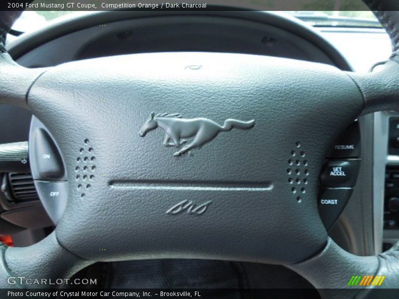 Competition Orange / Dark Charcoal 2004 Ford Mustang GT Coupe