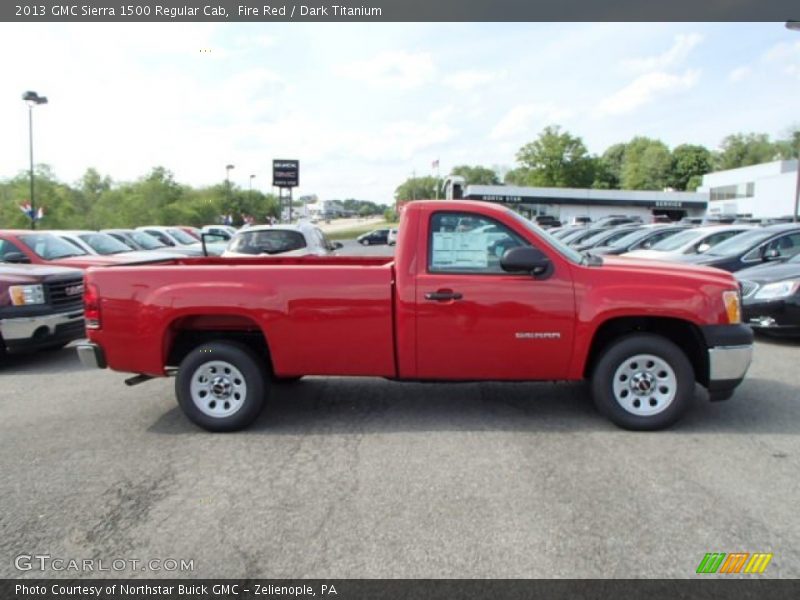 Fire Red / Dark Titanium 2013 GMC Sierra 1500 Regular Cab