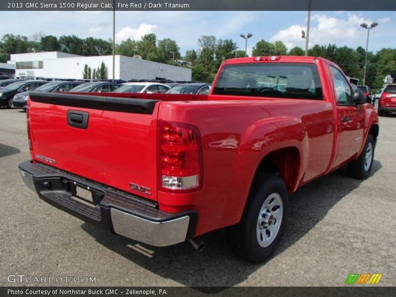 Fire Red / Dark Titanium 2013 GMC Sierra 1500 Regular Cab