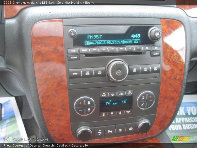 Gold Mist Metallic / Ebony 2008 Chevrolet Avalanche LTZ 4x4