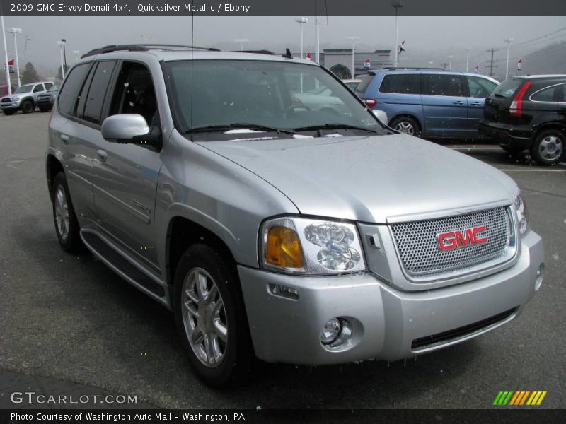 Quicksilver Metallic / Ebony 2009 GMC Envoy Denali 4x4