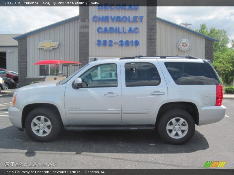 Quicksilver Metallic / Ebony 2012 GMC Yukon SLT 4x4