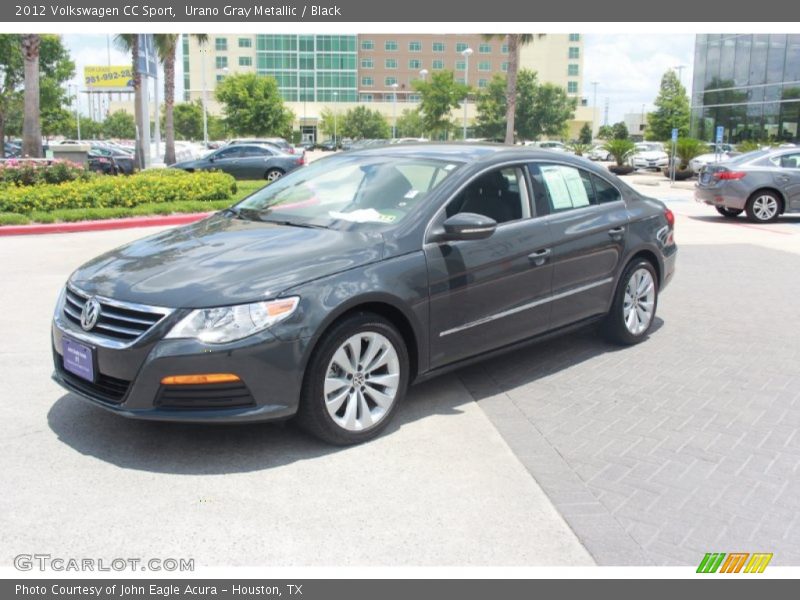 Urano Gray Metallic / Black 2012 Volkswagen CC Sport