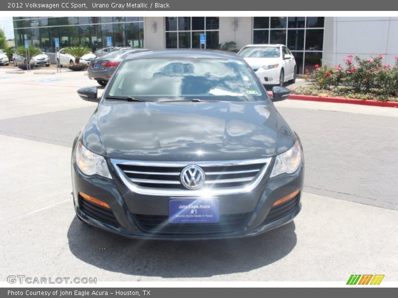 Urano Gray Metallic / Black 2012 Volkswagen CC Sport