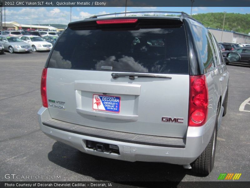Quicksilver Metallic / Ebony 2012 GMC Yukon SLT 4x4