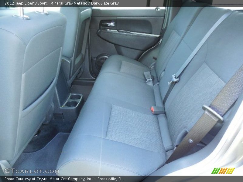 Mineral Gray Metallic / Dark Slate Gray 2012 Jeep Liberty Sport