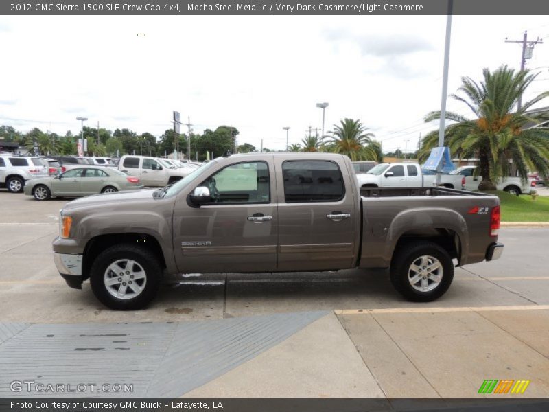 Mocha Steel Metallic / Very Dark Cashmere/Light Cashmere 2012 GMC Sierra 1500 SLE Crew Cab 4x4